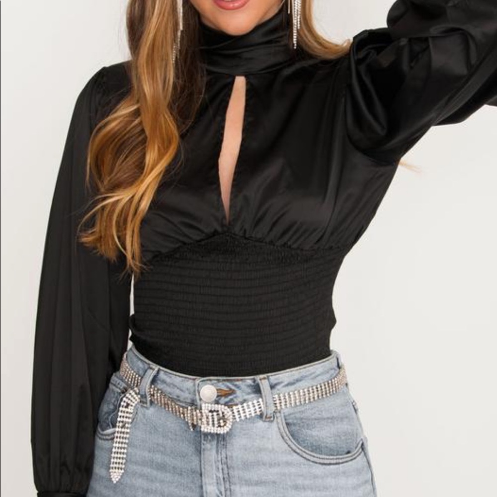 Turtle neck blouse